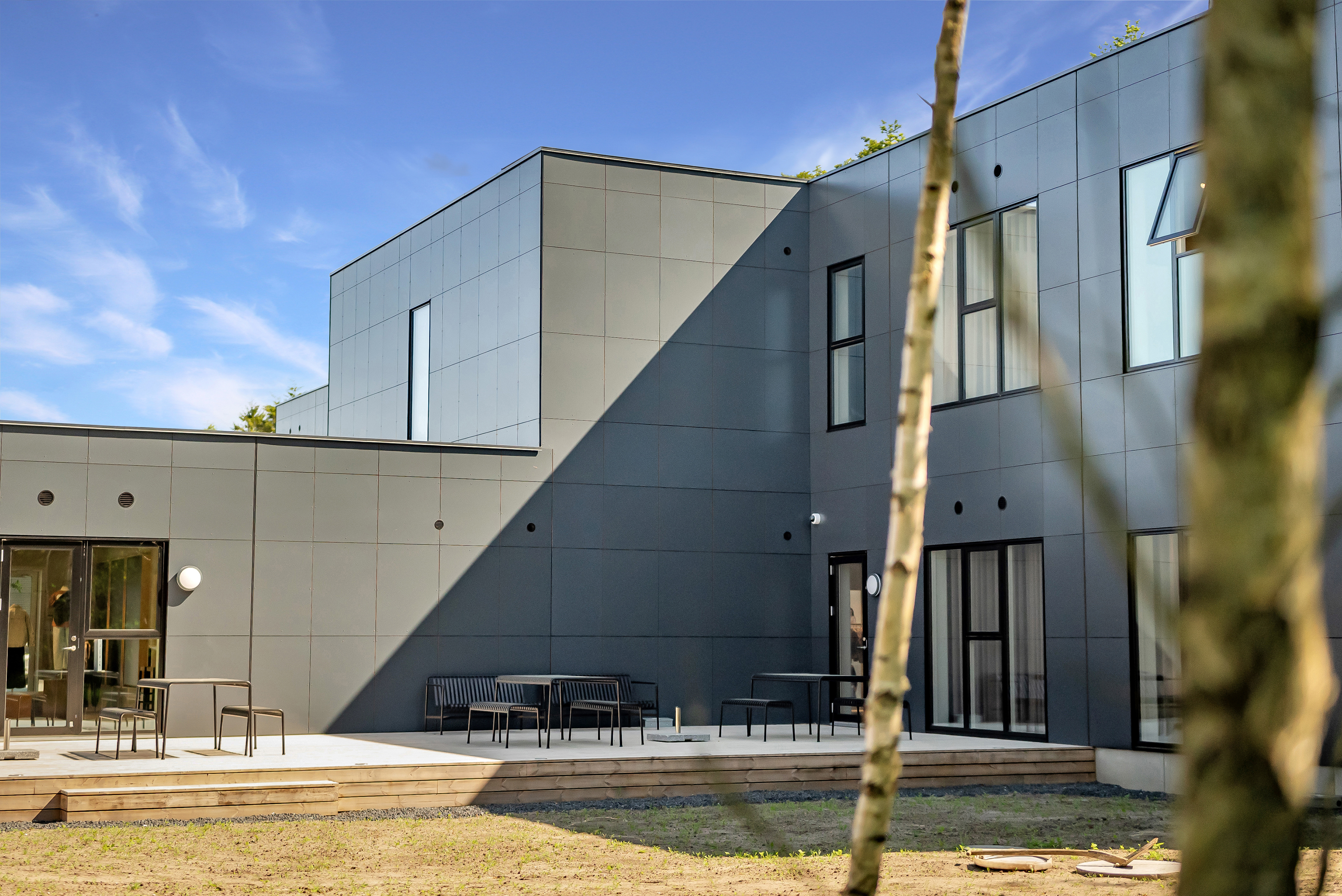 Modulbyggeri Kontor Og Showroom Facade 3